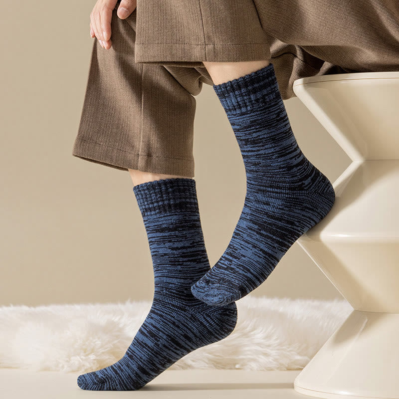 Plusock Plus Size Extra Thick Quarter Socks(5 Pairs) - image 7