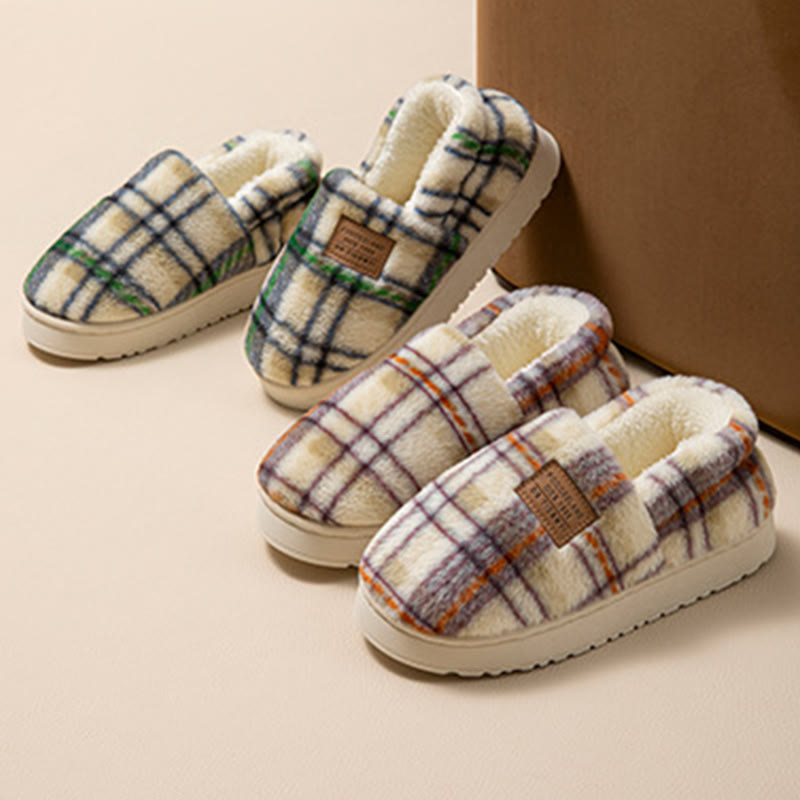 Plusock Plus Size Grid Design Slippers - image 10