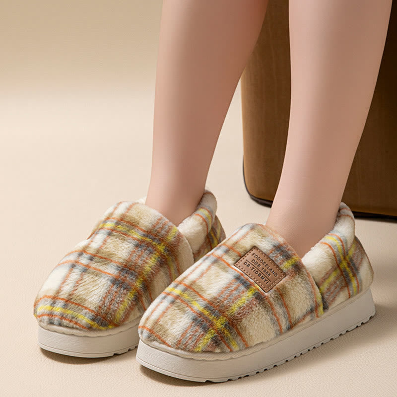 Plusock Plus Size Grid Design Slippers - image 4