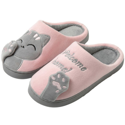 Plusock Plus Size 3D Cartoon Cat Slippers - Pink - EU43-44(US9-10) - image 11