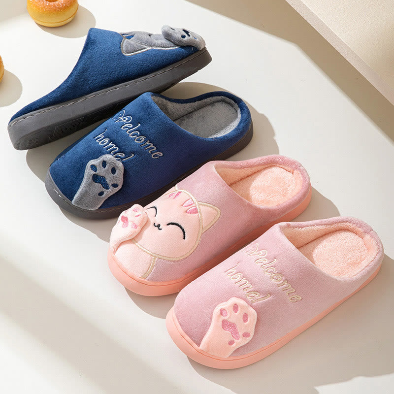 Plusock Plus Size 3D Cartoon Cat Slippers - image 9