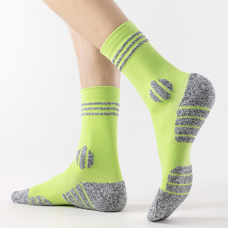 Plusock Plus Size Thick Cushion Quarter Compression Socks(5 Pairs) - image 4