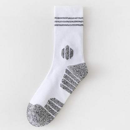 Plusock Plus Size Thick Cushion Quarter Compression Socks(5 Pairs) - White - EU39-45(US6-11) - image 10