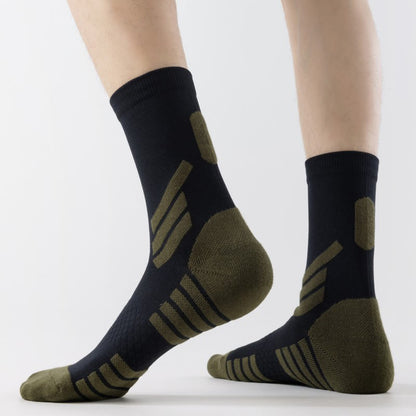 Plusock Plus Size Basketball Quarter Compression Socks(5 Pairs) - image 2