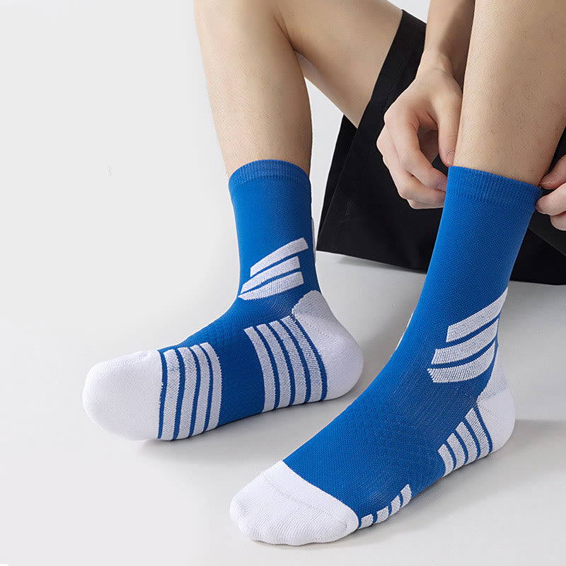 Plusock Plus Size Basketball Quarter Compression Socks(5 Pairs) - image 3