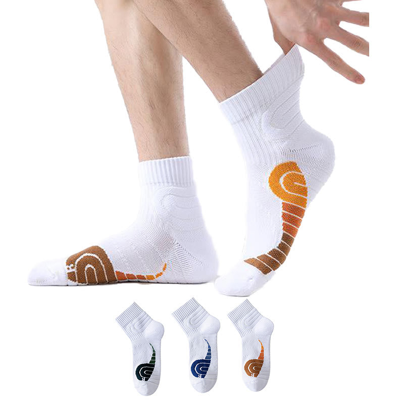 Plusock Plus Size Tennis Ankle Compression Socks(3 Pairs) - Multicolor - EU38-44(US5-10) - image 0