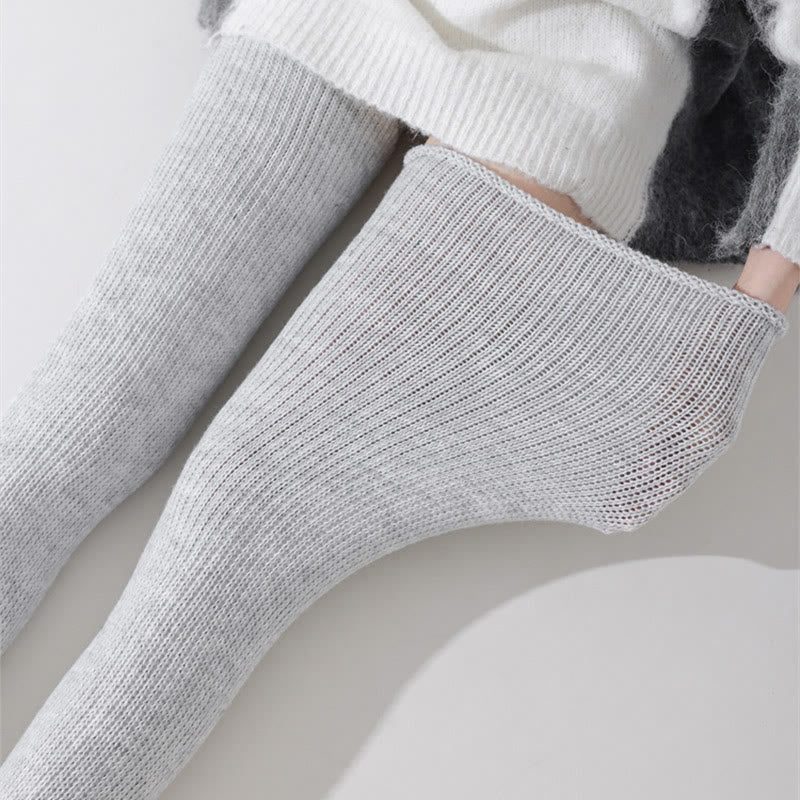 Plusock Plus Size Loose Cotton Thigh High Socks - image 15