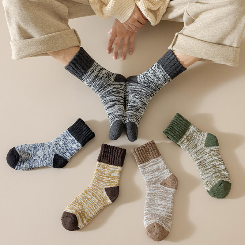 Plusock Plus Size Soft Plush Quarter Socks(5 Pairs) - image 9