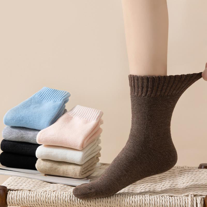 Plusock Plus Size Candy Colors Quarter Socks(8 Pairs) - image 2