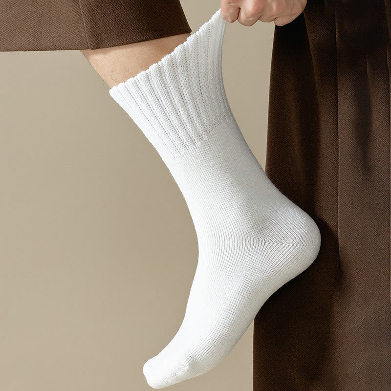 Plusock Plus Size Cozy Fleece Quarter Socks(6 Pairs) - image 5