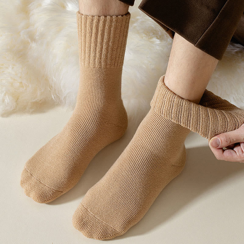 Plusock Plus Size Cozy Fleece Quarter Socks(6 Pairs) - image 1