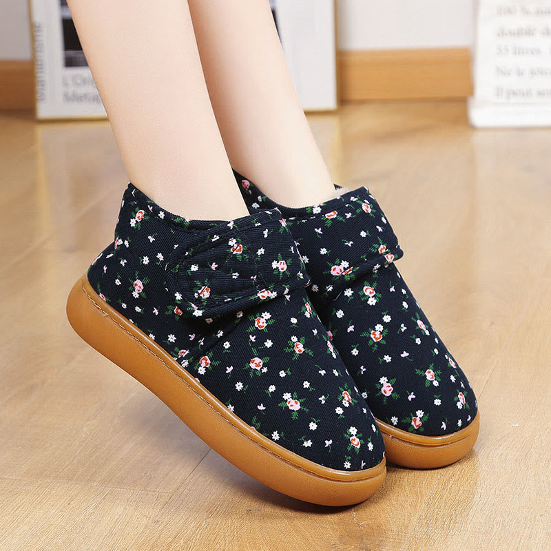 Plusock Plus Size Floral Slippers - image 5