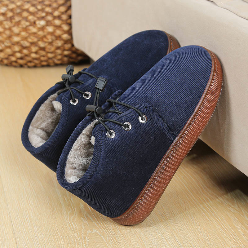 Plusock Plus Size Stay Warm Slippers - Blue - EU46-47(US12-12.5) - image 12