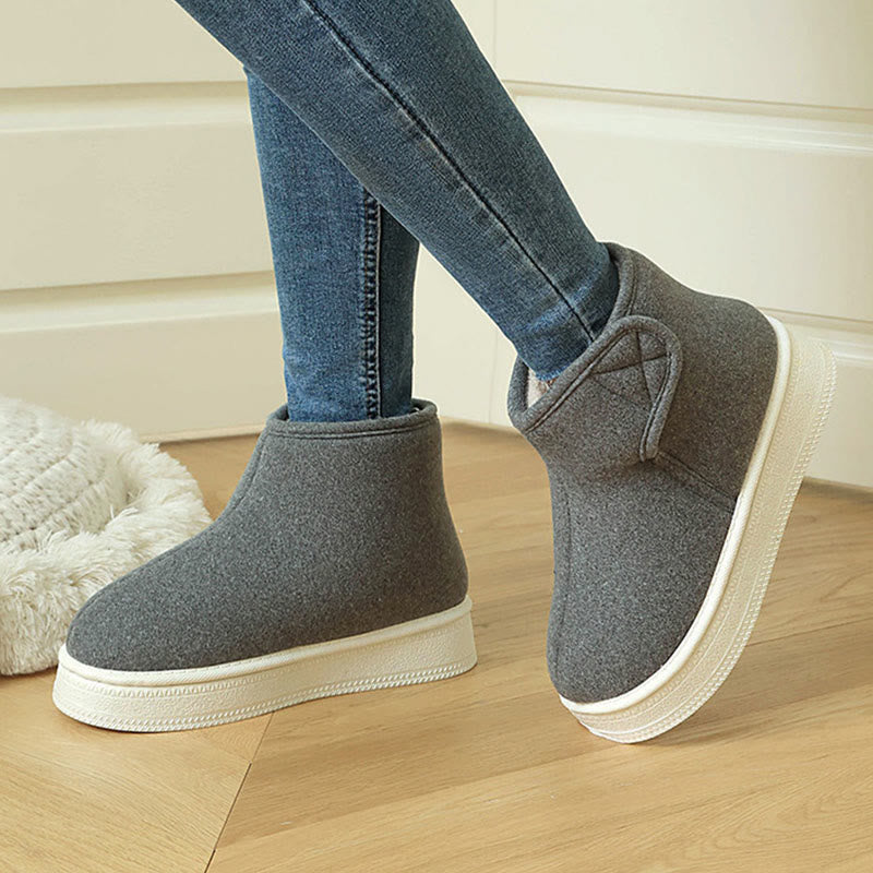 Plusock Plus Size Solid Color Durable Slippers - image 5