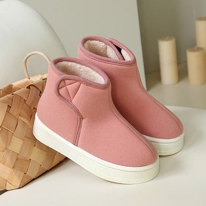 Plusock Plus Size Solid Color Durable Slippers - Pink - EU43-44(US9-10) - image 9