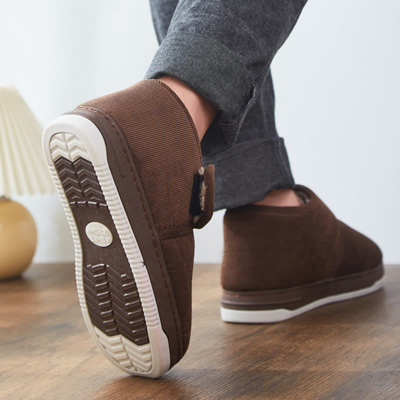 Plusock Plus Size Warm Lightweight Sole Slippers - image 5