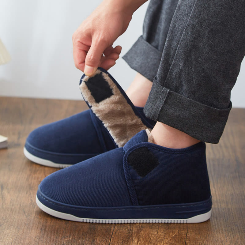 Plusock Plus Size Warm Lightweight Sole Slippers - image 2
