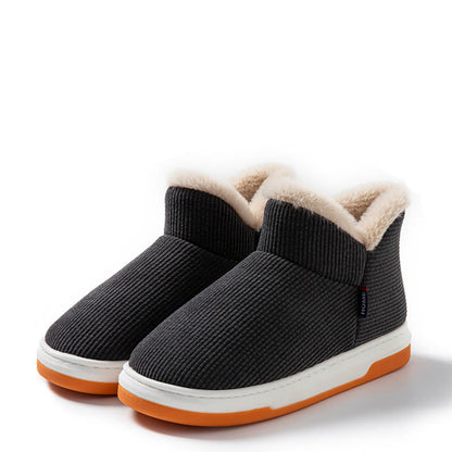 Plusock Plus Size Extra Thick Fleece Lining Slippers - Grey - EU43-44(US56.5-7) - image 13