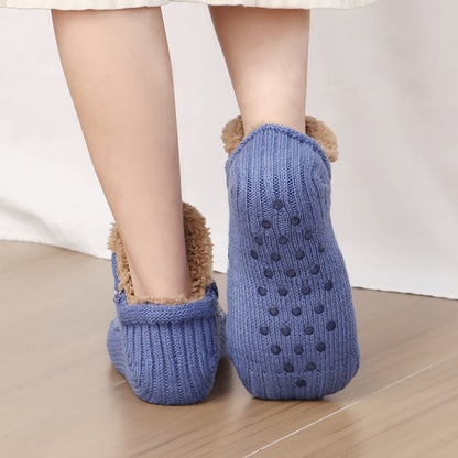 Plusock Plus Size Snowflake Slipper Socks - image 7