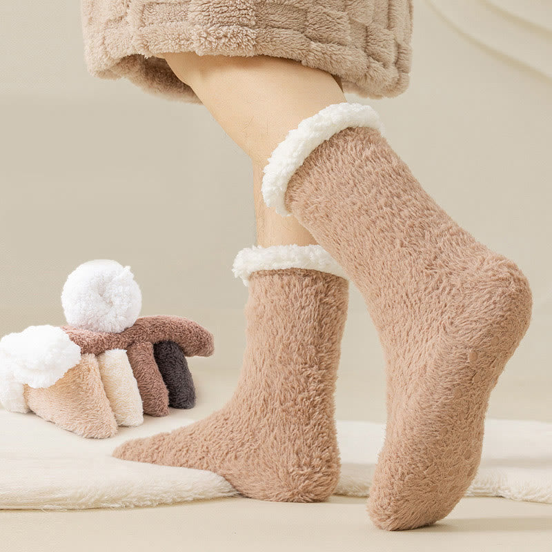 Plusock Plus Size Skin Friendly Feel Slipper Socks - image 1