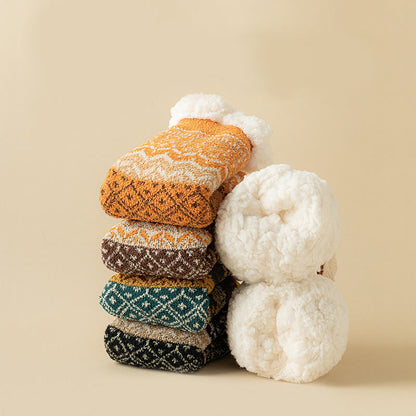 Plusock Plus Size Ethnic Style Slipper Socks - image 9