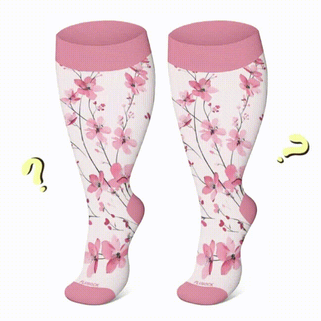 Plusock Plus Size Compression Socks Mystery Box(5 Pairs) - image 2