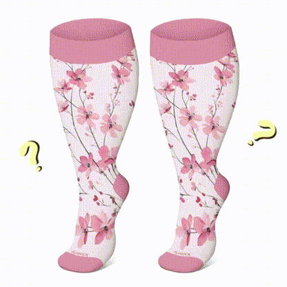 Plusock Plus Size Compression Socks Mystery Box(5 Pairs) - image 2