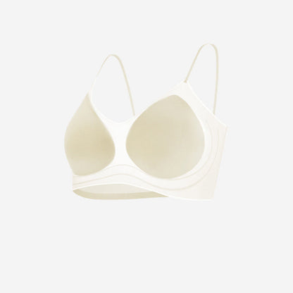 Plusock Camellia fragrance Wireless Bra - Beige - 38 - C - image 1