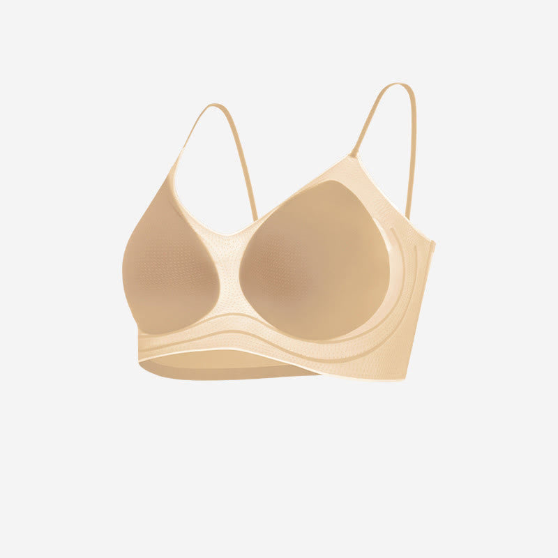 Plusock Camellia fragrance Wireless Bra - Nude - 38 - C - image 2