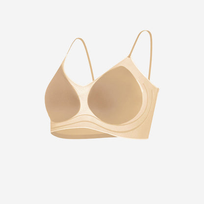 Plusock Camellia fragrance Wireless Bra - Nude - 38 - C - image 4