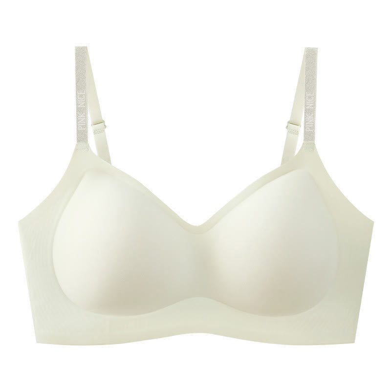 Plusock Camellia Micro Capsule Fragrance Wireless Bra - Green - 40 - C - image 11