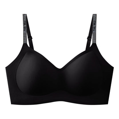 Plusock Camellia Micro Capsule Fragrance Wireless Bra - Black - 40 - C - image 9