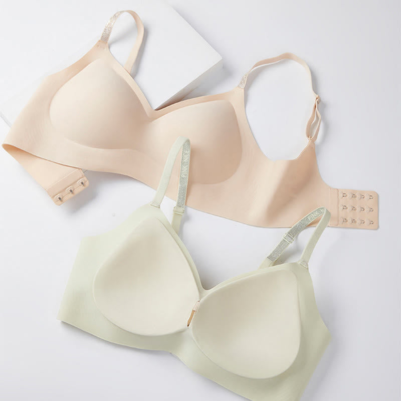 Plusock Camellia Micro Capsule Fragrance Wireless Bra - image 7