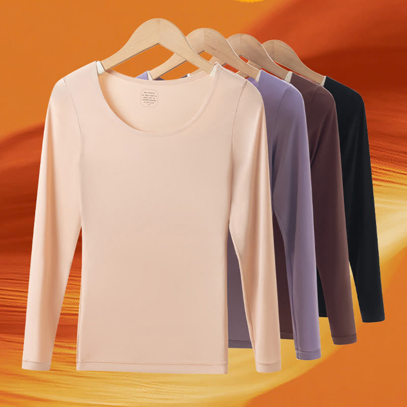 Plusock Camellia Essence Warming Base Layer Top - image 9