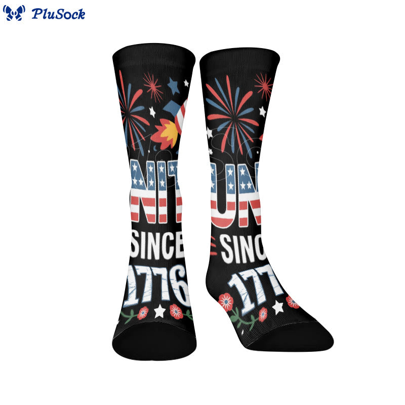 Plusock Plus Size United States Alphabet Quarter Socks - A - EU37-44(US4-10) - image 5