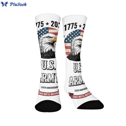 Plusock Plus Size United States Alphabet Quarter Socks - B - EU37-44(US4-10) - image 3