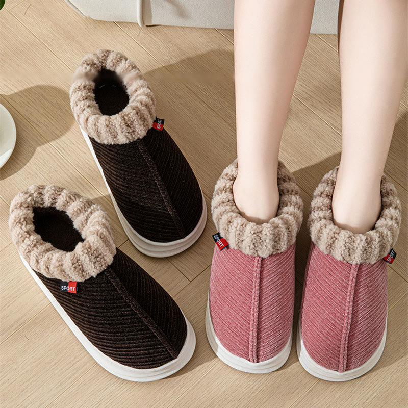 Plusock Plus Size Soft Plush Slippers - image 0