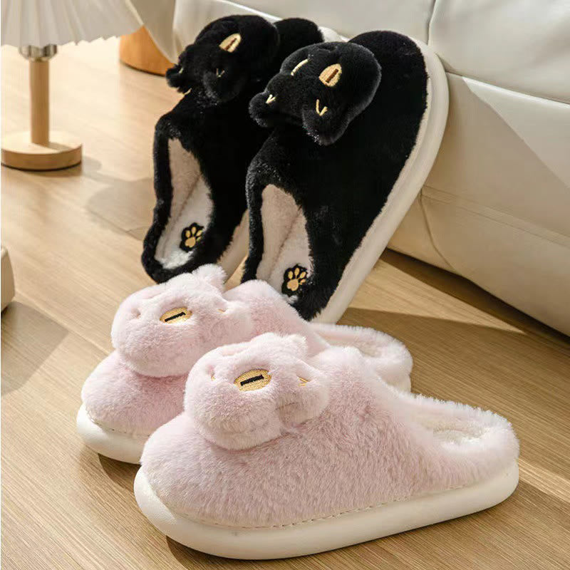 Plusock Plus Size Cute Cartoon cat Slippers - image 3