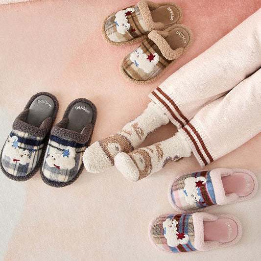 Plusock Plus Size Cute Cat Slippers - image 0