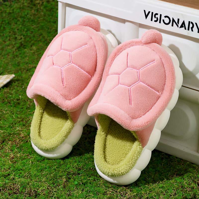 Plusock Cute Turtle Slippers - Pink - EU40-41(US7-7.5) - image 4