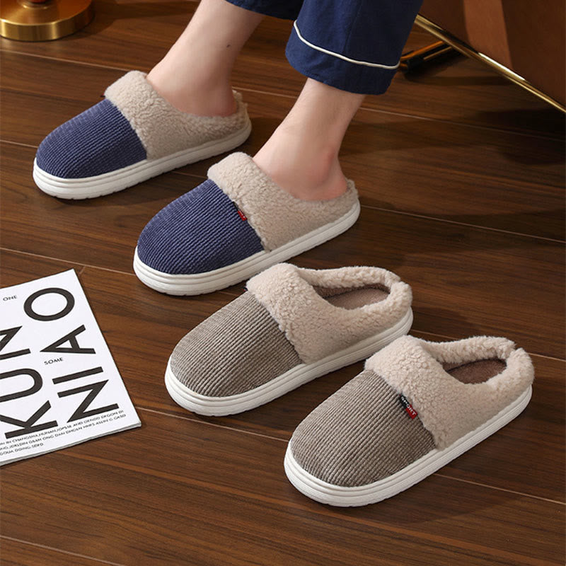 Plusock Plus Size Thick Fleece Lining Slippers - image 1