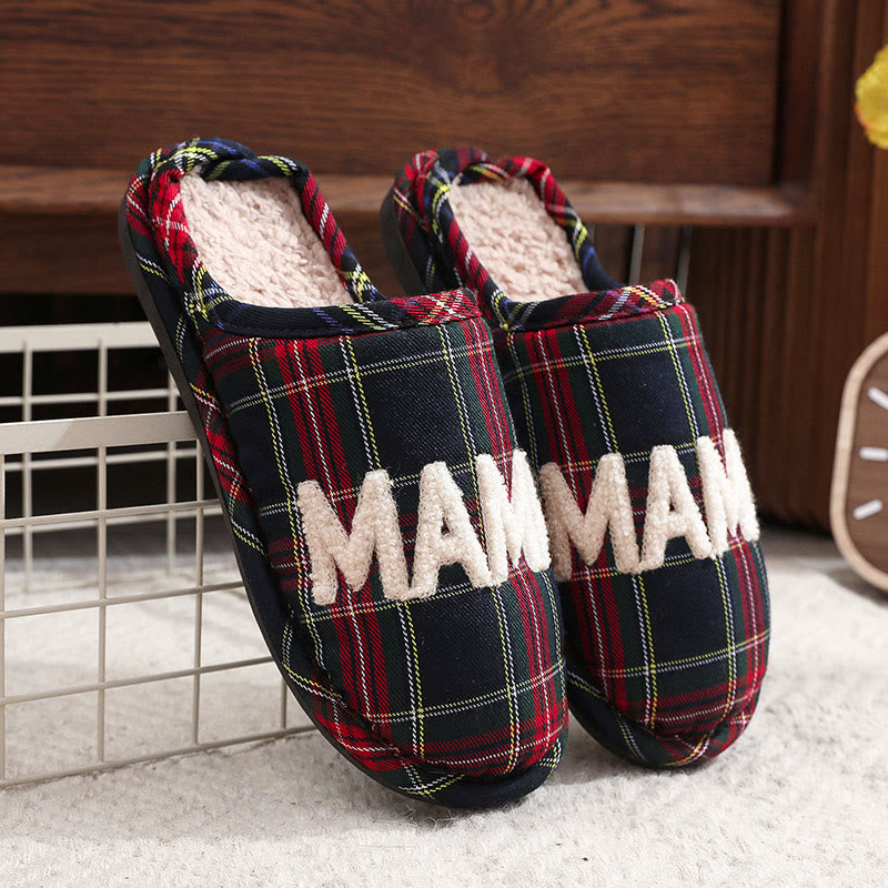 Plusock Plus Size Scottish Tartan Slippers - image 2