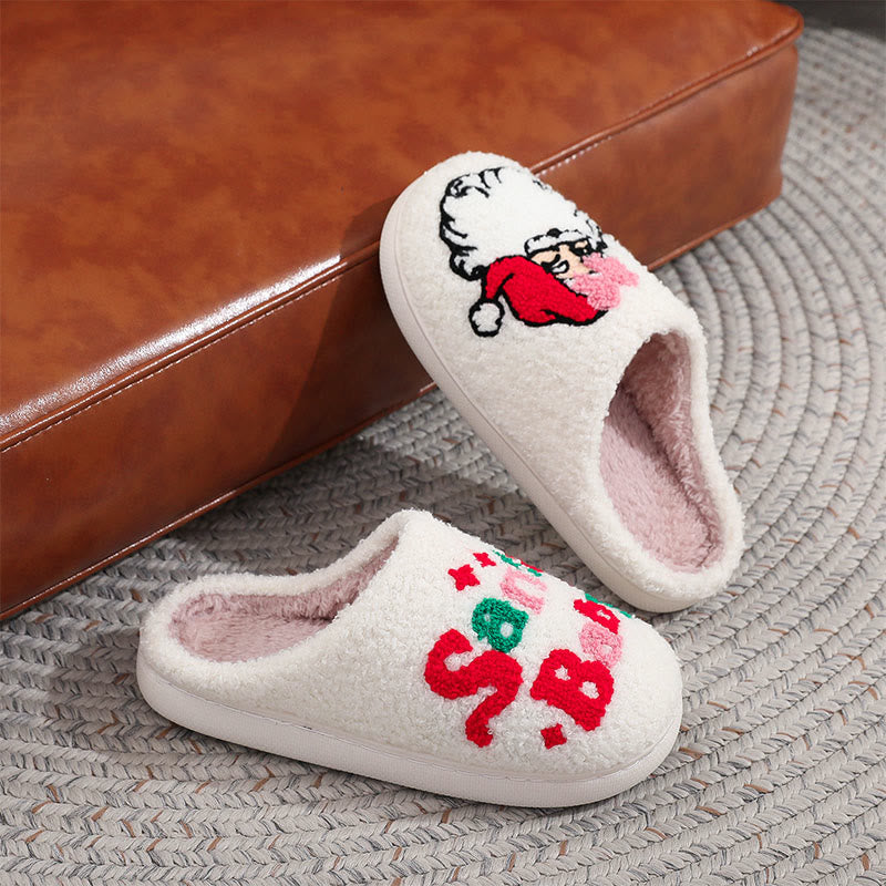 Plusock Plus Size Santa Baby Slippers - image 4