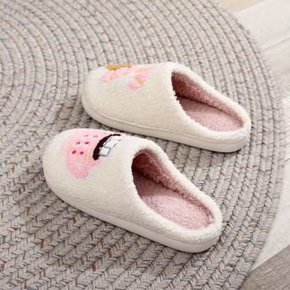 Plusock Plus Size Pink Gingerbread Man Candy Slippers - image 5