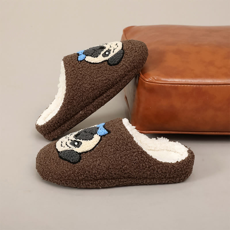 Plusock Plus Size Cute Pug Slippers - image 3