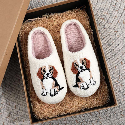 Plusock Plus Size Beagle Slippers - image 0