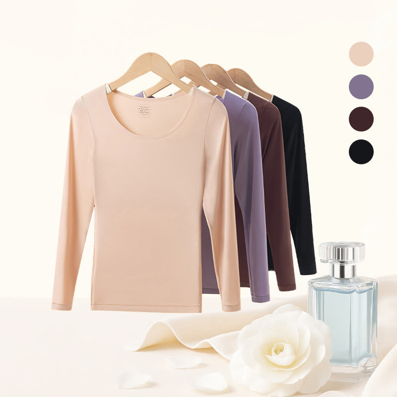 Plusock Camellia Essence Warming Base Layer Top - image 0