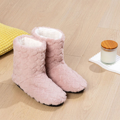 Plusock High Top Slipper Solid Color Socks - Pink - EU38-40(US5-7) - image 9