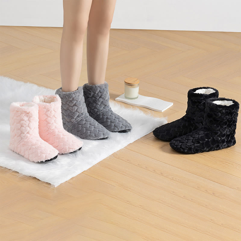 Plusock High Top Slipper Solid Color Socks - image 2