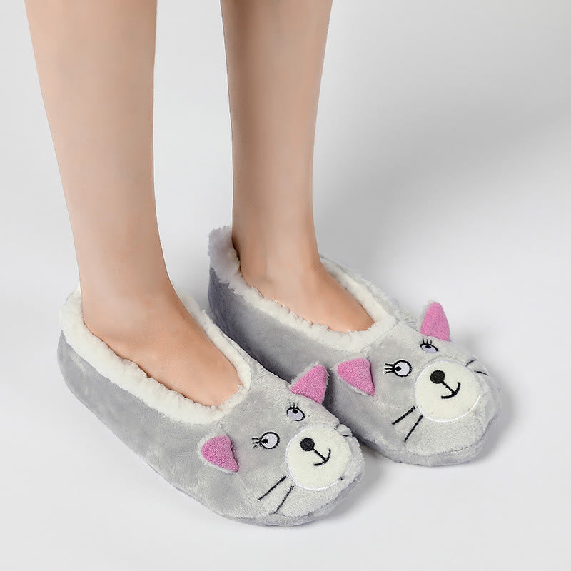Plusock Panda Rabbit Cat Deer Slipper Socks - image 1
